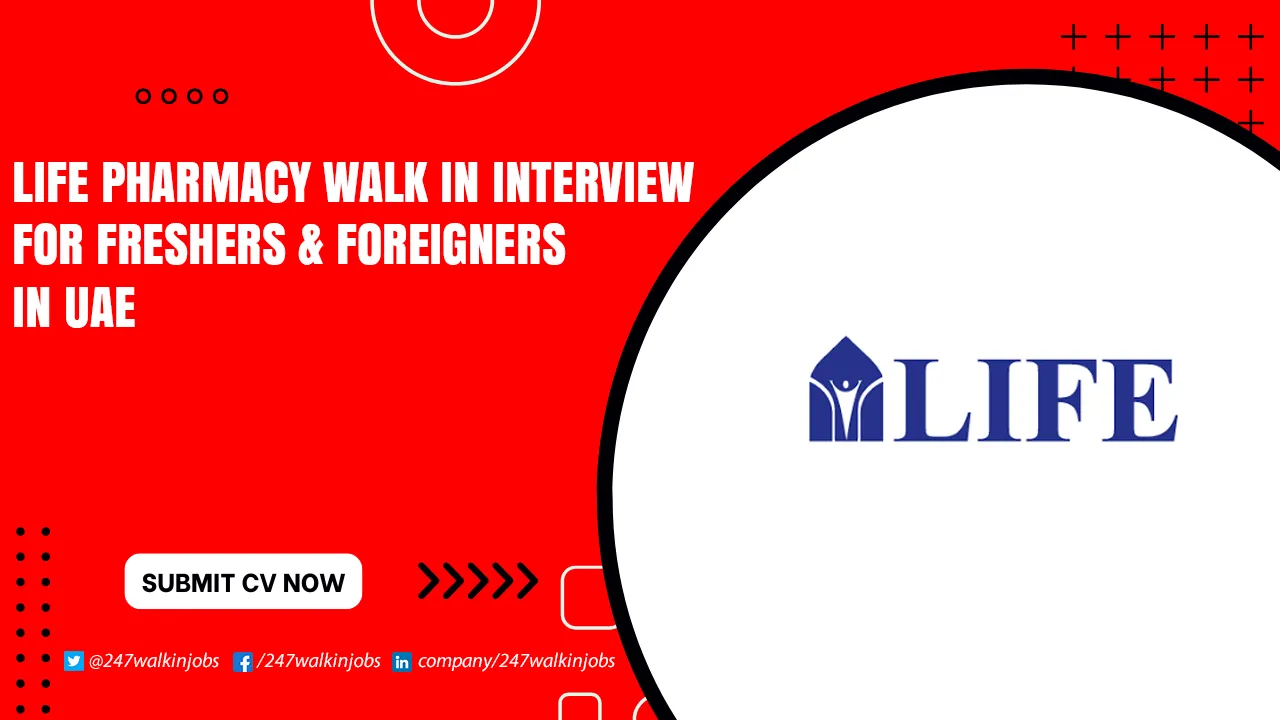 Life Pharmacy Careers for Freshers Life Pharmacy Walk in Interview